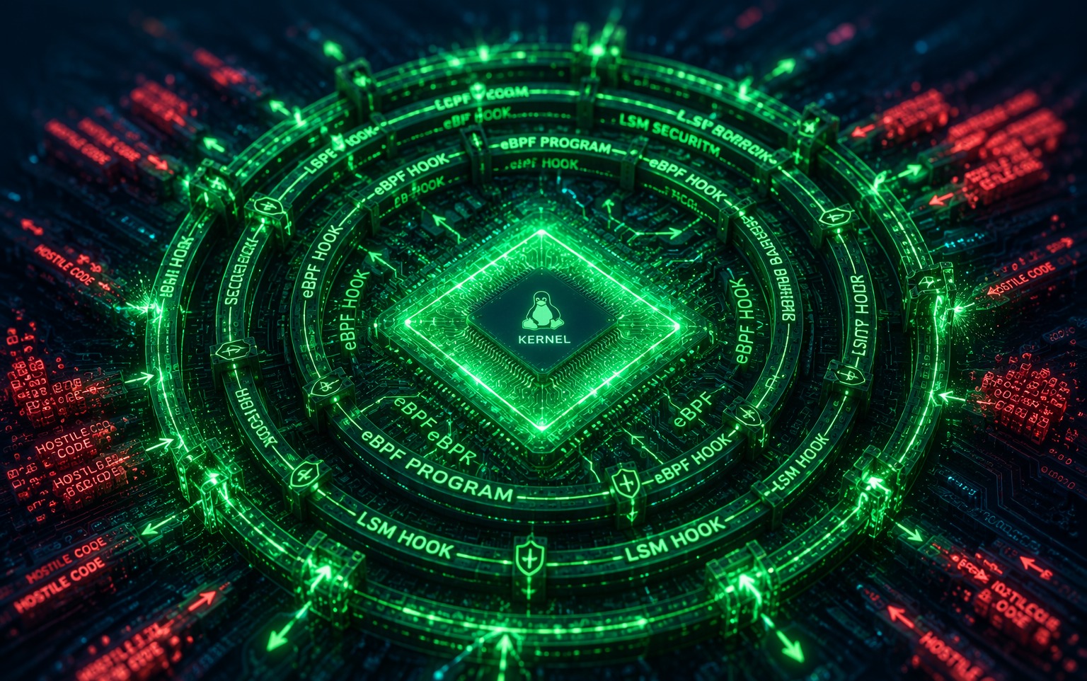 Vizualizace kernel obrany pomocí eBPF